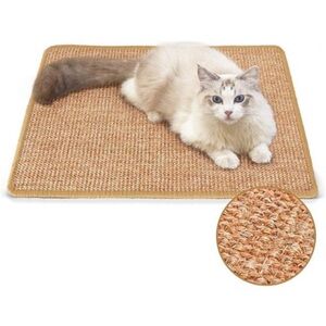 Cat Scratcher Mat, 23.6 X 15.7 Inch Natural Sisal Cat Scratch Mats, Horizontal